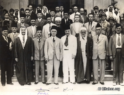 1937 - Ehsan El Jabri, Riad El-Solh and Said Thabet